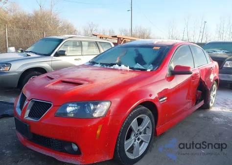 2009 Pontiac G8 из США, поврежденный, VIN 6G2ER57729L190060